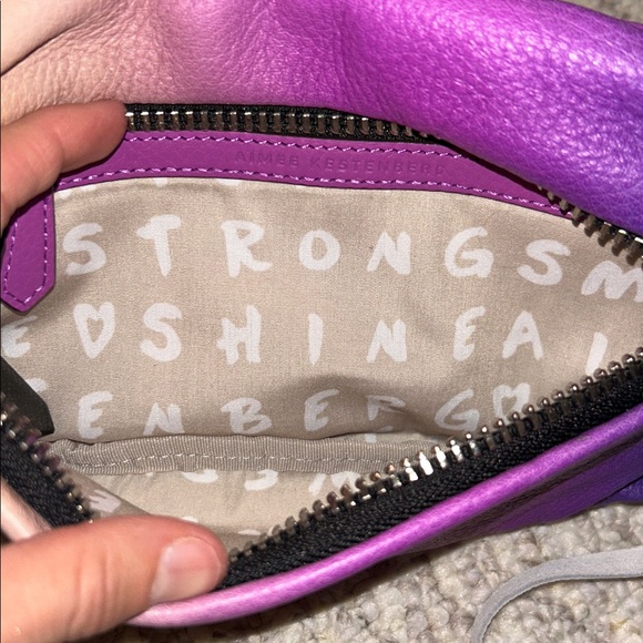 LIKE NEW Aimee Kestenberg Milan Multicolor Fanny Pack Belt Bag Silver Hardware - Picture 7 of 8